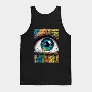 All Seeing Eye The Psychedelic Reality of Our Time Tank Top